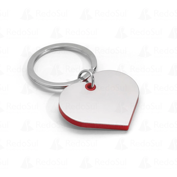 Chaveiro Personalizado em formato de coração Chaveiro Personalizado em formato de coração